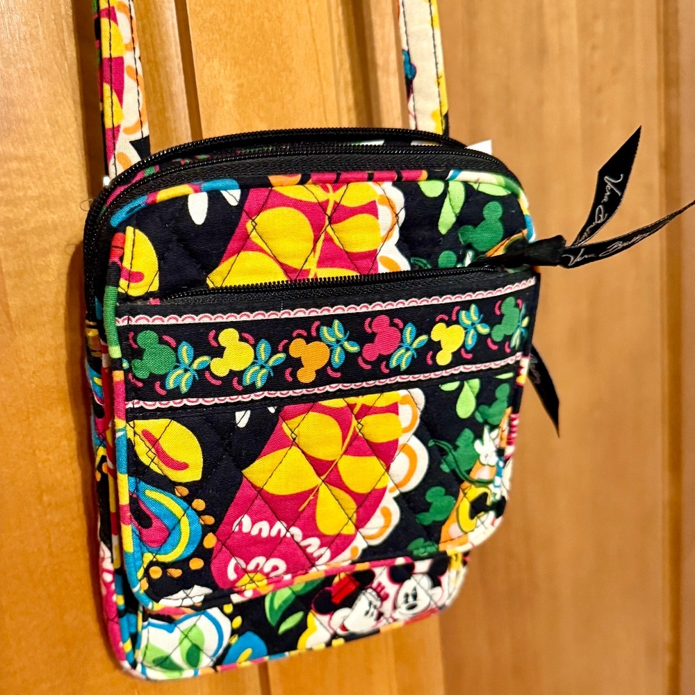 Vera Bradley Mini Hipster Crossbody Bag in "Midnight Mickey"